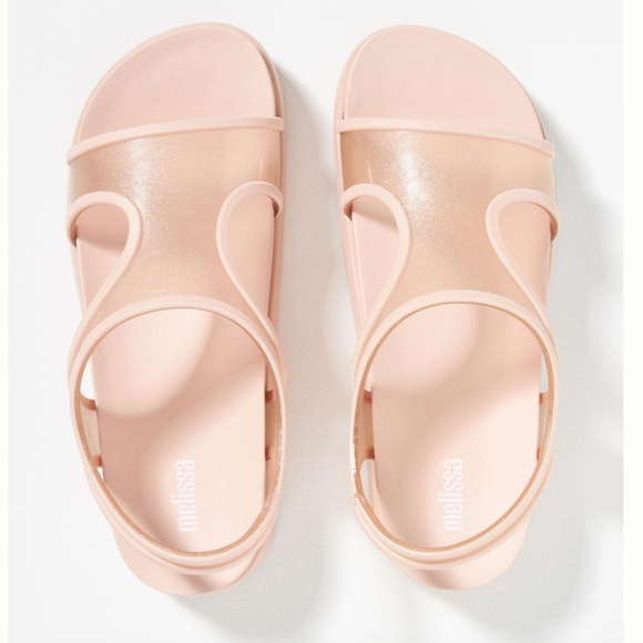 Melissa Bikini Platform Sandals Light Pink Size 10 - Picture 1 of 11